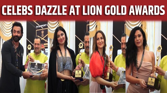 Bobby Deol, Krishna Shroff, Elli AvrRam, Divya Kumar Khosla dazzle at Lion Gold Awards