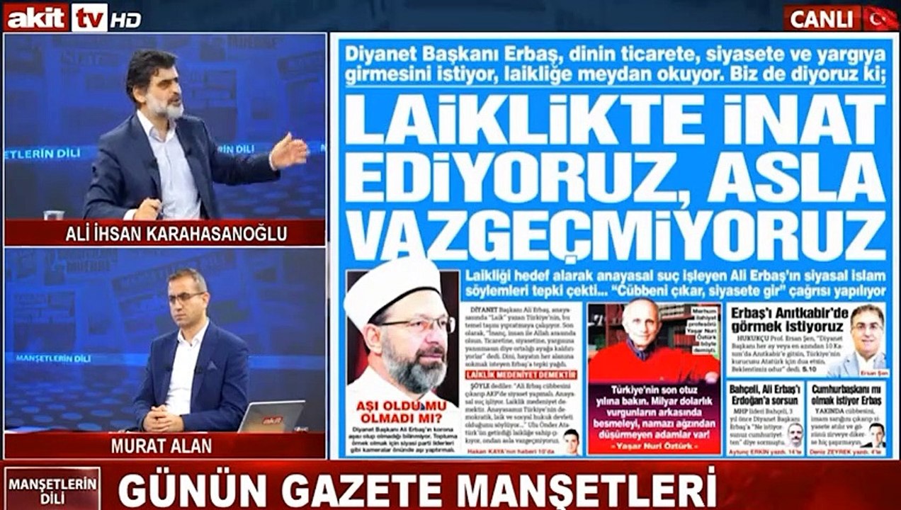 Yaşar Nuri'nin sözüyle Ali Erbaş'ı hedef alan Sözcü rezil oldu! "Bu yüzden iki yakaları bir araya gelmiyor"