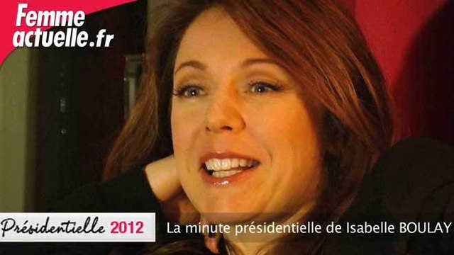 La minute présidentielle d'Isabelle Boulay