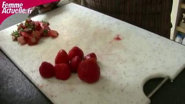 La recette de la soupe de fraises à l'orange