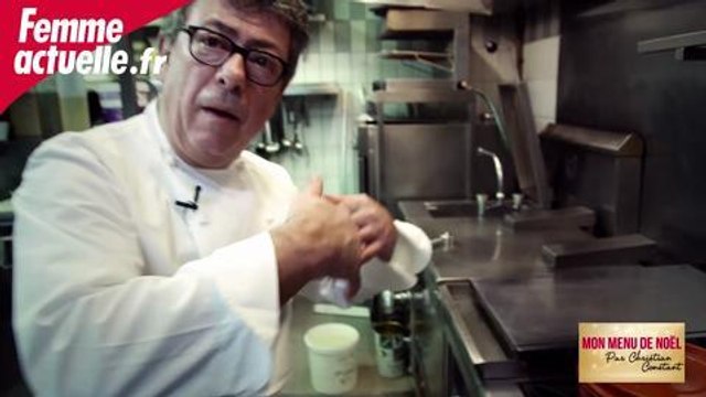 Le plat de Noël de Christian Constant