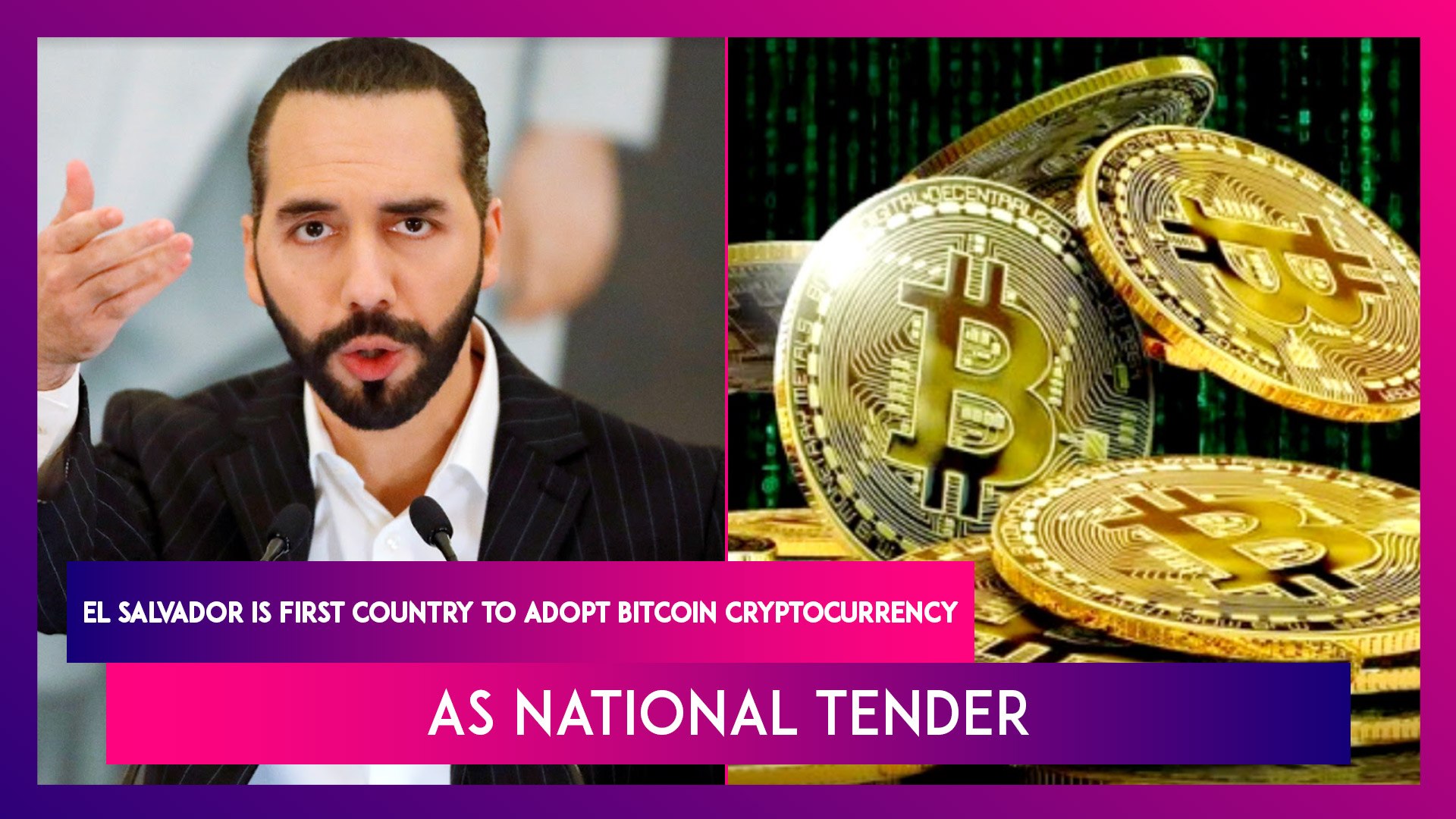 El Salvador Is First Country To Adopt Bitcoin Cryptocurrency As National  Tender