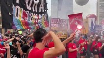 Manifestaciones a favor y en contra de Bolsonaro reúnen a 140.000 personas en Sao Paulo