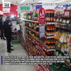 DTI inspects prices of basic goods