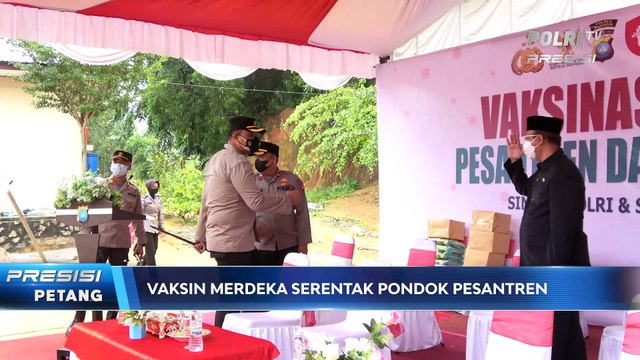 Polres Karimun gelar Vaksin Merdeka serentak Pondok Pesantren dan Rumah Ibadah