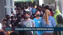 Vaksinasi Merdeka Picu Kerumunan Warga