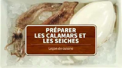 Comment préparer les calamars et les seiches ?