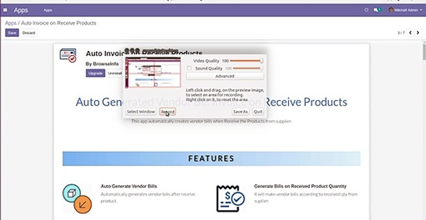 How to create vendor bills automatically when Receive the Products from the supplier.| Odoo Apps
