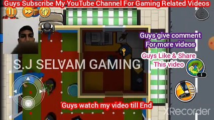 How To Play Robbery Bob (Challenge) Level - 7, 8  Playing With Selvam In Gamemode (ios , Android) #4