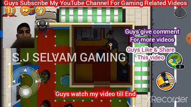 How To Play Robbery Bob (Challenge) Level - 7, 8 Playing With Selvam In Gamemode (ios , Android) #4