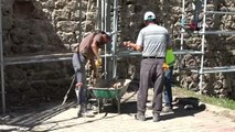 Sinop'ta kale surlarında restorasyon başladı