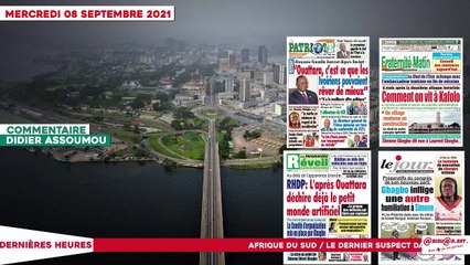 Le Titrologue du 08 Septembre 2021- Gbagbo inflige une autre humiliation à Simone