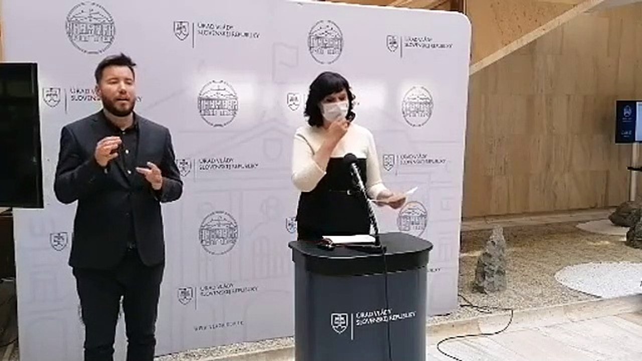 ZÁZNAM: Brífing podpredsedníčky vlády V. Remišovej