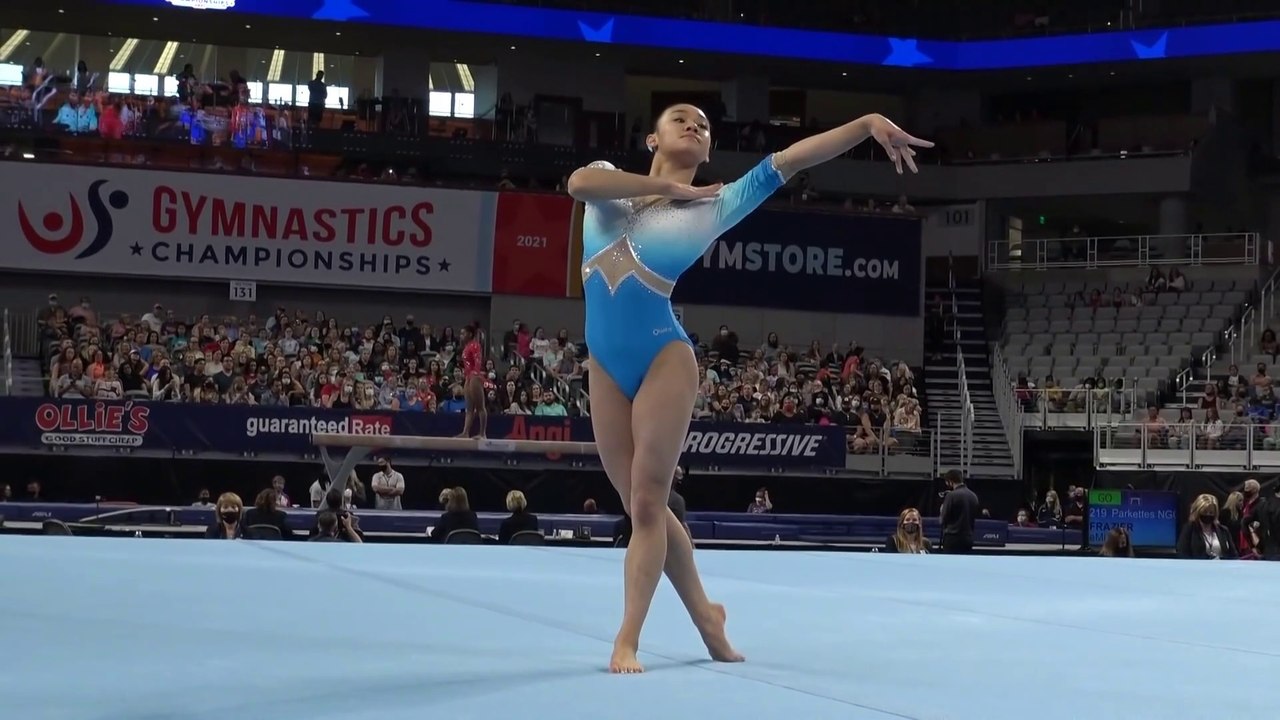 Leanne Wong - Floor - Day 1 - 2021 U.S. Gymnast...