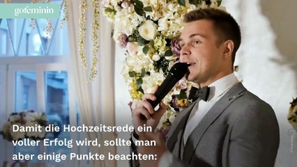 Hochzeitsrede: Tipps für die perfekte Ansprache