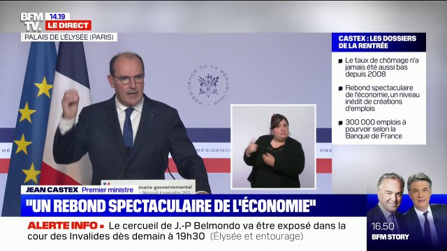 Jean Castex: Selon la Banque de France, 300.000 emplois sont à pourvoir en France (...), c'est un gâchis