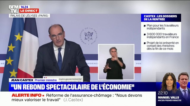 Jean Castex: Emmanuel Macron présentera un plan pour les travailleurs indépendants (...) qui ont beaucoup souffert de la crise