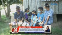 GMA Kapuso Foundation, naghatid ng grocery packs at school supply sa magkakapatid na walong taon nang hindi nakakapiling ang kanilang mga magulang | 24 Oras