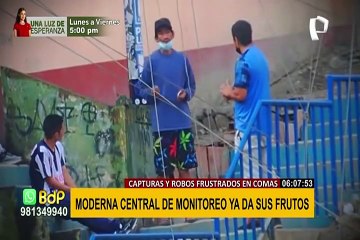 Delincuencia en la mira: moderna central de monitoreo de Comas da sus frutos