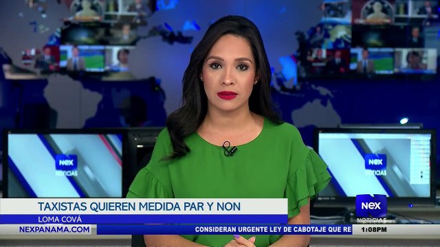 Taxista en la provincia de Colón realizan caravana, quieren que se mantenga medida par y non - Nex Noticias