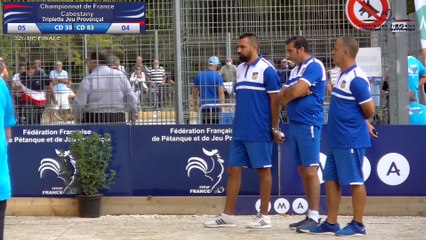 CHAMPIONNAT DE FRANCE TRIPLETTE JP - CABESTANY 2021 - 16è CD38 VS CD83