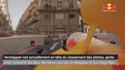 Red Bull - Verstappen s'échauffe dans les rues de Palerme avant le GP d'Italie
