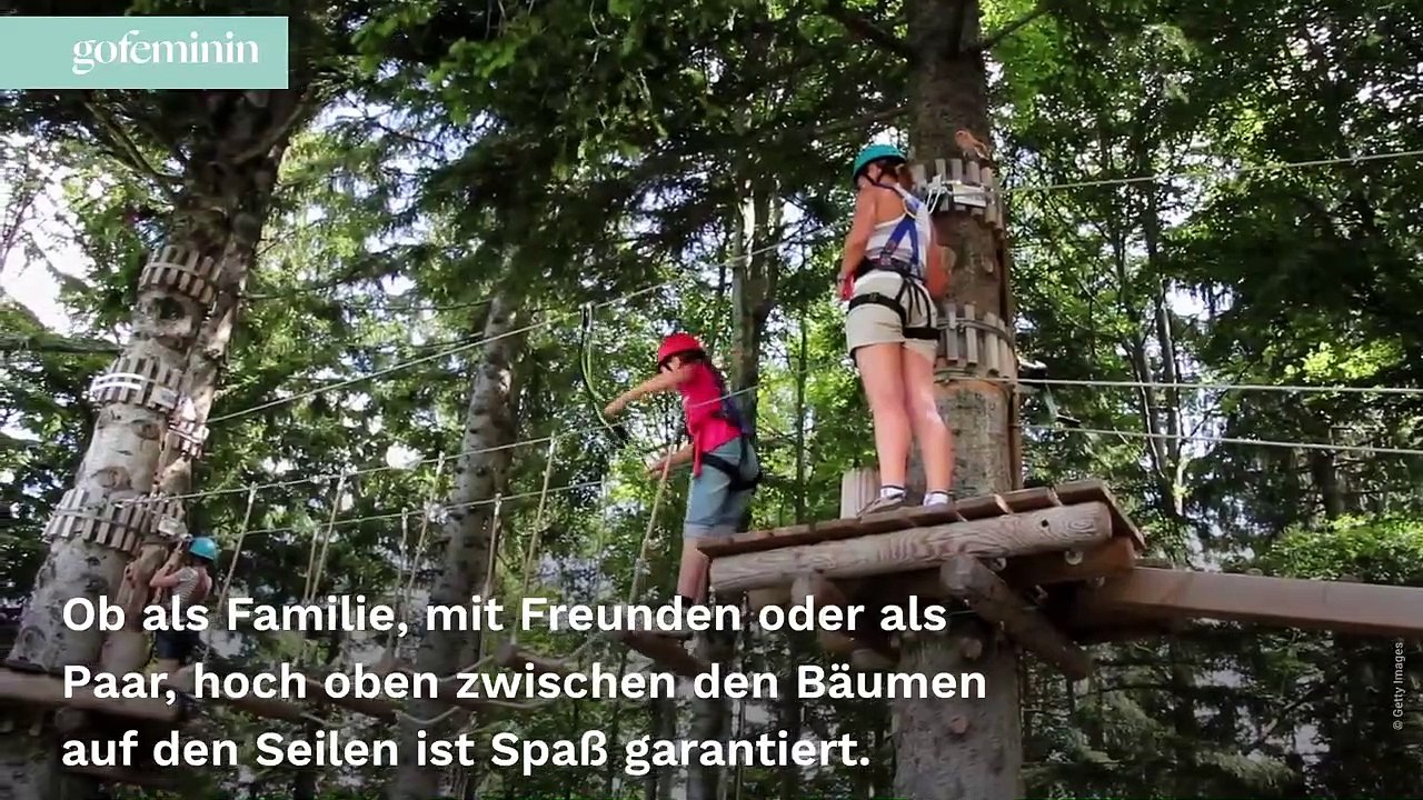 Hoch hinauf: Die abenteuerlichsten Kletterparks in Deutschland