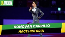 Patinador mexicano Donovan Carrillo hace historia al lograr un salto cuádruple Salchow