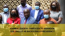 Kamba leaders threaten to abandon Kalonzo if he backs Raila presidency