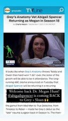 Abigail Spencer (Megan Hunt) est de retour dans la saison 18 de "Grey's Anatomy".