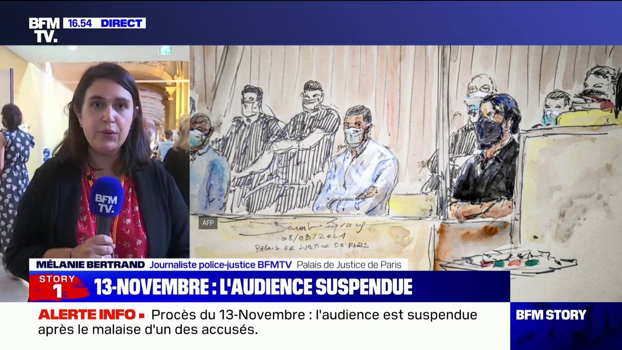 Procès des attentats du 13-Novembre: l'audience est suspendue après le malaise d'un des accusés