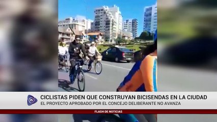 Ciclistas piden que construyan bicisendas en la ciudad