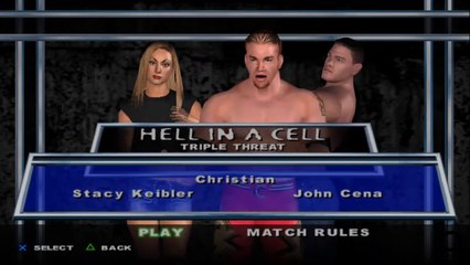 Here Comes the Pain Stacy Keibler(ovr 100) vs Christian vs John Cena