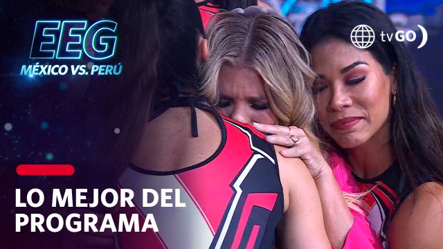 Guerra México VS Perú: Johanna lloró por conmovedoras palabras de conductora de Guerreros México