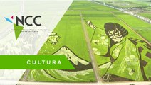 Japón lleva el arte a sus campos de arroz