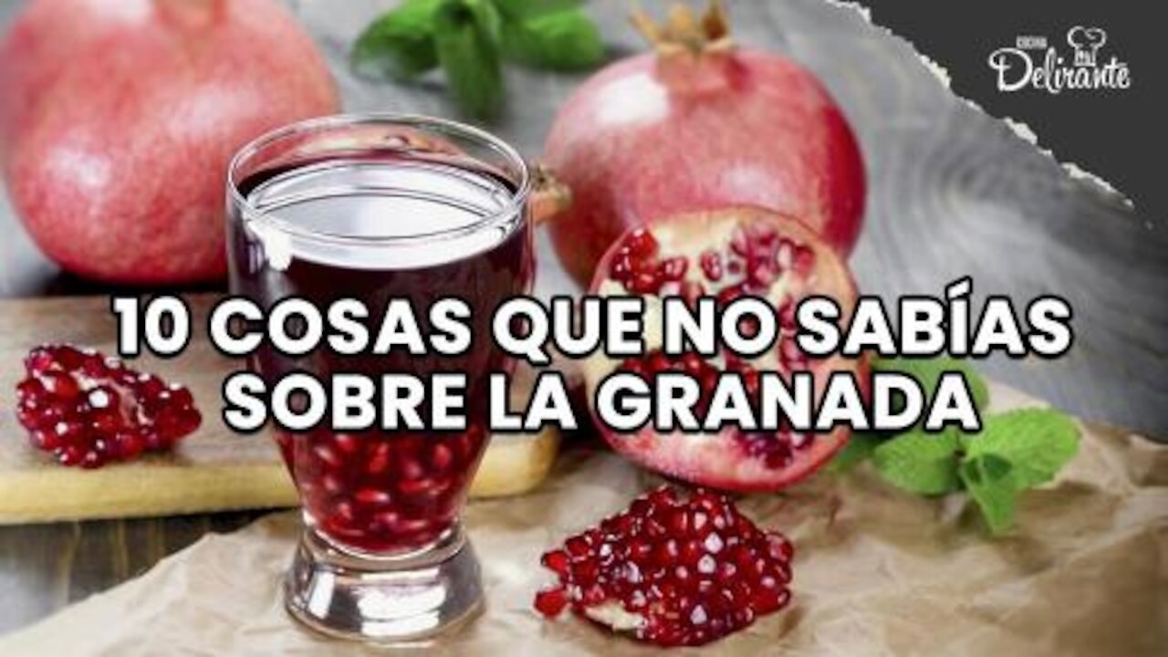10 cosas que NO sabías sobre la granada.| Cocina Delirante