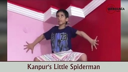 Kanpur's Little Spiderman