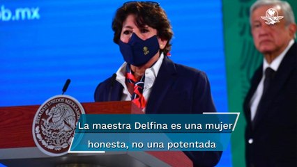 Sanción del INE contra Delfina Gómez, porque la ven como candidata para Edomex en 2023: AMLO