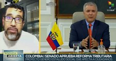 Colombia: Polémica Reforma Tributaria queda aprobada por el Senado