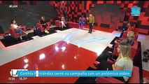 Cinthia Fernández cerró su campaña con un polémico vídeo