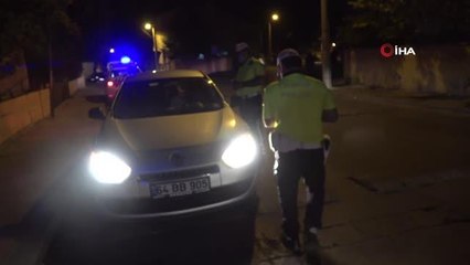 Uşak'ta trafik ekipleri alkol denetimi yaptı