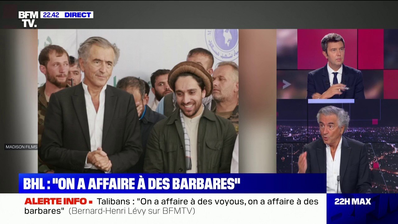 Bernard-Henri Lévy sur l'Afghanistan: "Ce que dit Ahmad Massoud, c'est que le Panchir n'est pas tombé"