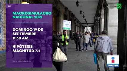 Alistan Macrosimulacro para este 19 de septiembre