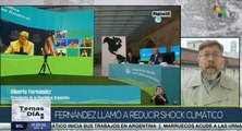 Temas del Día 08-09: Presidente de Argentina llama a actuar frente al cambio climático