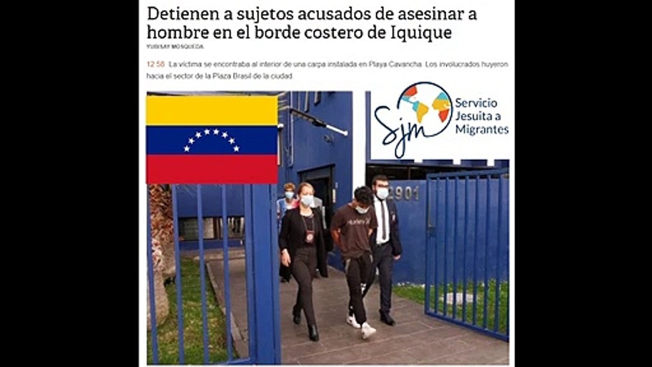 2 venezolanos ilegales detenidos por homicidio de chileno en Iquique ocurrido en Agosto - SoyChile