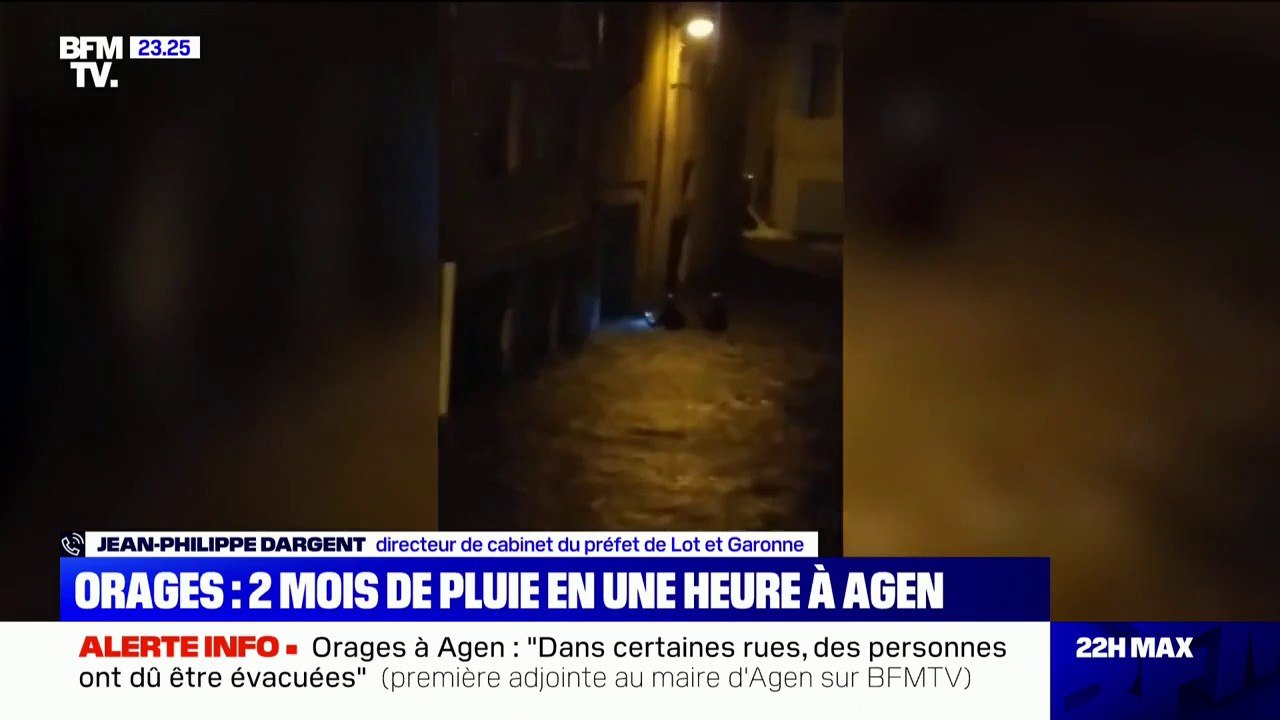 Inondations à Agen: "Une soixantaine d'interven...
