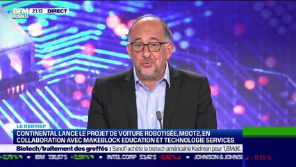Le projet de voiture robotisée MBOT2 de Continental, le nouveau numéro 2 chez Ubisoft,... Le débrief de l'actu tech du mercredi - 08/09