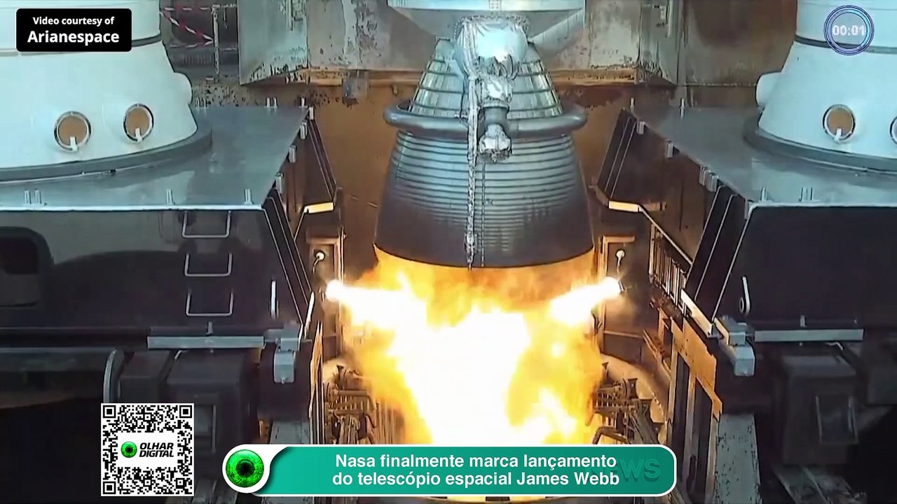 Nasa finalmente marca lançamento do telescópio espacial James Webb