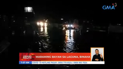 Maraming bayan sa Laguna, binaha | UB
