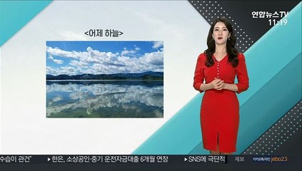 [날씨톡톡] "하늘 대박!"…연일 쾌청, 큰 일교차 주의
